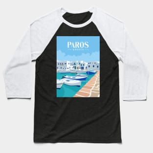 Paros greece Baseball T-Shirt